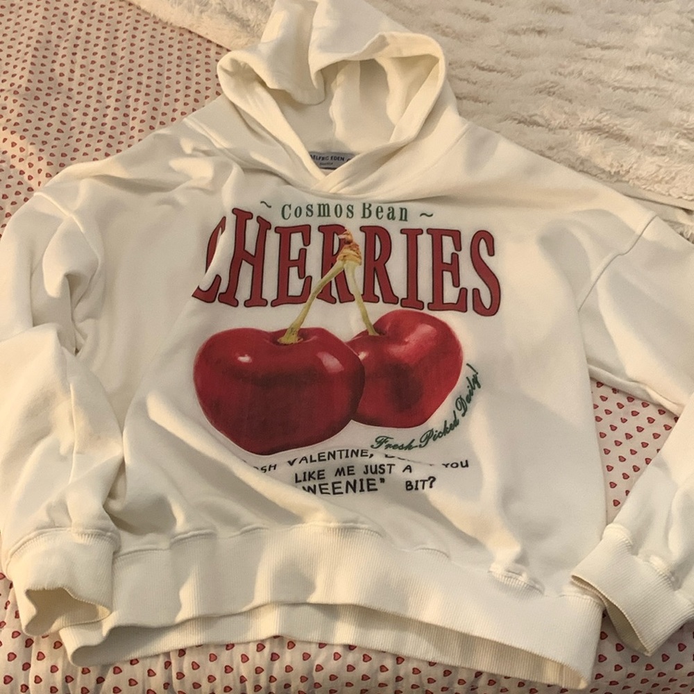 Aelfric Eden Trendy Cosmos Bean Cherries Hoodie